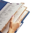 thumbnail image 6 of Smead 19096 Eight-Section Pressboard Top Tab Classification Folders - Dark Blue/Legal Size (10/Box), 6 of 9