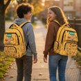 thumbnail image 3 of FUIALDOLG Cute School Animals Pattern Lightweight Bookbags with Large Capacity Breathable Kids School Bag, Soft Padded Strap 17 Inch School Bookbags for Travel Elementary, 3 of 9