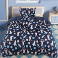thumbnail image 2 of Unique Bargains 5 Piece Polyester Space Astronaut Pattern Kid Bedding Set Twin, 2 of 8