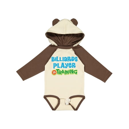 

Inktastic Billiards player in training Boys or Girls Long Sleeve Baby Bodysuit