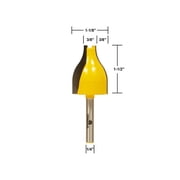 Raised Panel Vertical Router Bit - Medium Ogee - 1/4 Shank - Yonico 12147q