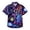2-Multicolour22, variant on Byoo Toddler Boys' Neon Disco Astronaut Graphic T-Shirt Short-Sleeve Crewneck Space Print Tee Vibrant Casual Top,Dark Blue
