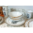 thumbnail image 4 of Robe Factory LLC Harry Potter Hogwarts House Logos 16-Piece Dinnerware Set | Ceramic Dish Set, 4 of 7