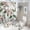 style-493, variant on Shower Curtain Sets 4 Piece Watercolor Eucalyptus Leaves with Rugs Toilet Lid Cover and Bath Mat Spring Sage Green Leaf Bathroom Decor Set with Accessories for Bathroom Decor 72inch X 72inch