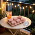 thumbnail image 6 of Daisy Shaped Ice Cube Tray with Lid for and Drinks, Flexible Silicone for Easy Release, Stackable Storage Ice Mold for Bourbon, 6 of 6