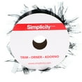 thumbnail image 2 of Simplicity Trim, Black 1 1/4 inch Elastic Tulle Fringe Trim Great for Apparel, Home Decorating, and Crafts, 1 Yard, 1 Each, 2 of 6