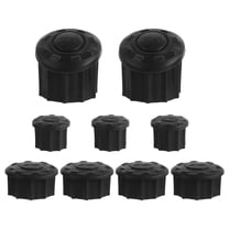 Raindrops Motorcycle Engine Cover Black Plastic 9-Piece Set for Motorbike and Modification Accessories