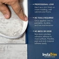 thumbnail image 2 of InstaTrim 1/2" Flexible Trim Moulding & Caulk Strips, Gray, 10 ft, 1 Pack, 2 of 3
