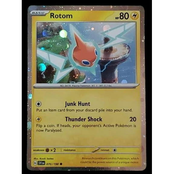 Pokemon Scarlet & Violet Cosmos Holo Rotom #070