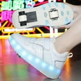 thumbnail image 5 of Kids LED Roller Skate Shoes with Wheel Light up Roller Shoes Kids Skates Sneakers Gift for Girls Boys Children, 5 of 14