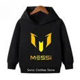 thumbnail image 2 of Sudadera con capucha de Messi 2024, ropa para niños, sudadera con capucha de manga larga de primavera y otoño para niños, ropa deportiva para bebés de 3 a 14 años, traje de fútbol para niños, 2 of 5