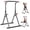 Black, variant on YYJO Foldable Pull Up Bar Free Standing, 11-Level Adjustable Multi-Function Power Tower Dip Bar, Home Gym Strength Training Equipment, 350LBS Capacity