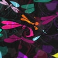 thumbnail image 6 of Bingfone Colorful Dragonflies Women's Sarong Swimsuit Cover Ups Bathing Suit Coverups Chiffon Beach Wrap Skirts, 6 of 7
