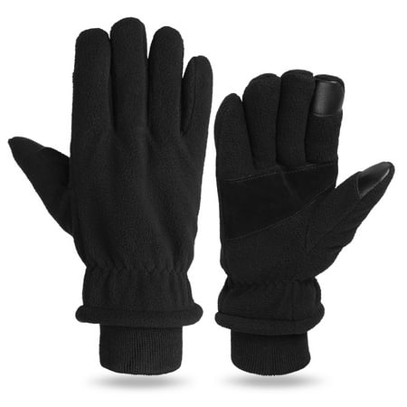 Winter Thermal Gloves Touchscreen Polar Fleece Gloves for Outdoor Cycling Fishing