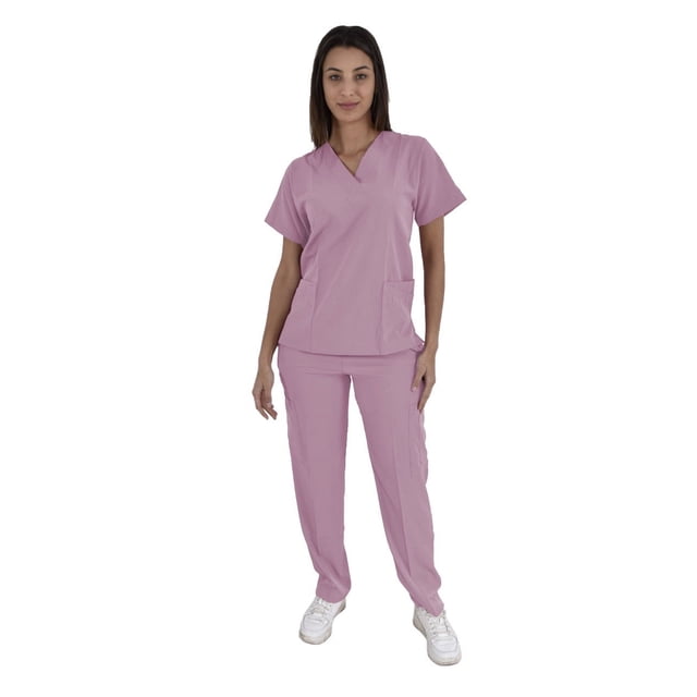 Pijama Quirúrgica Dama Soulmate Tania Rosa Pastel S