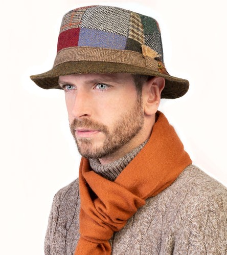 Hanna Hats Irish Walking Hat Patchwork 