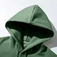 thumbnail image 6 of HAiming Hoodies for Men Solid Color Drawstring Long Sleeve Pullover Tops Plus Size Casual Classic Loose Sweatshirts, 6 of 8