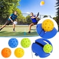 thumbnail image 3 of Tennis Trainer Heavy Duty Base With Elastic Rope Ball Outdoor Practice Self-duty Rebound Sparring Device For Tennis Lover N7u5 C, 3 of 6