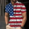 thumbnail image 2 of GERsome Men's 4th of July T Shirts Crew Neck Short Sleeve American Flag Patriotic Tops Summer Loose Fit USA Star Stripes Graphic Tee XS-4XL, 2 of 7