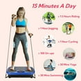 thumbnail image 6 of Arlopu Vibration Plate Exercise Machine, Lymphatic Drainage Machine, Whole Body Workout Vibration Platform w/ 2 Resistance Bands for Wellness and Fitness, 6 of 9