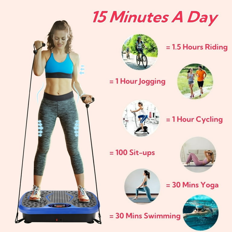 TheNeat Vibration Plate Exercise Machine, Vibration Plate 330 Lbs