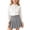 Gray, variant on Girls 2 Piece Skirt Set School Uniform Shirts Pleated Skirt Tween Girl Trendy Summer Outfit Kid Clothing Se Size 3T-15, Black