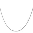 thumbnail image 2 of Auriga Fine Jewelry 14K White Gold 1.3mm Wheat Chain Necklace 18inch for Women, 2 of 6