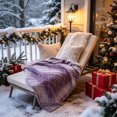 thumbnail image 6 of Diamond Lattice Throw Blanket 39.37x27.56in Multi Purpose Decorative Bed Blanket for Home, 6 of 6