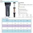 thumbnail image 4 of Men's Business Casual Loose Solid Color Drape Straight Dress Pants, Comfortable Trousers for Office and Smart Events,Black,32, 4 of 7