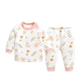 thumbnail image 3 of Pyjama de Noël pour Enfants Père Noël Col Rond Manches Longues Haut Pantalon Pyjama des Fêtes Violet Pyjama Imprimé Garçons 3-4 Ans, 3 of 3
