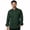 Green, variant on Double-Breasted Chef Coat, Gray, Men's