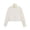 Beige, variant on Women's Cropped Jacket Lightweight High Neck Long Sleeve Sun Protection Jacket Loose Dressy Casual Zip-up Solid Color Coat with Pockets XS