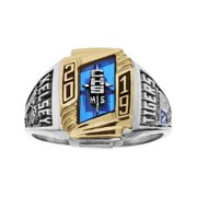 Women's Futura Class Ring available in Valadium Metals, Valadium Two-Toned, Silver Plus, 10k Gold Two-Toned, 10k Gold