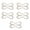 Clear 5 by 3 equal code, variant on Bra Strap Clips for Back Bra Strap Clips Cleavage Control Bra Strap Holder