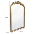 thumbnail image 3 of Espejo Hometrends Estilo Vinatge Dorado, 3 of 4