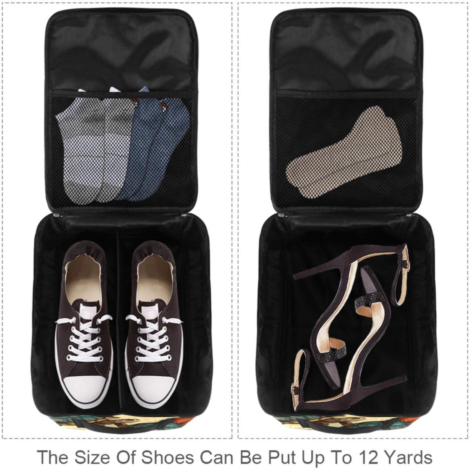 Turtle Polyester Shoe Box, 23x31cm/9x12in: Organizer & Storage Solution for Shoes, Accessories, and More