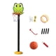 thumbnail image 1 of Mini aro de baloncesto con pelotas, juego de aro de baloncesto plegable, juguete de portería de baloncesto para interiores para niños pequeños y niñas Rana, 1 of 9