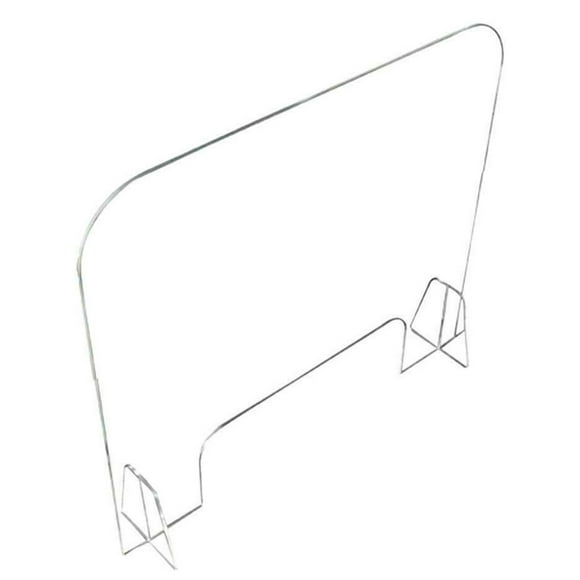 VALINK Acrylique Table Comptoir Bouclier Espace de Travail Protection de l'Éternuement Garde 40 * 40cm Clair