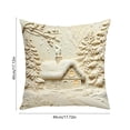 thumbnail image 5 of KFUIRDE Christmas-Printed Cushion Cover 18x18in, 3D Printed Sofa Pillow with Festive Christmas Theme, Decorative Cushion Case for Couch Living Room, Xmas Holiday Home Decor D, 5 of 5