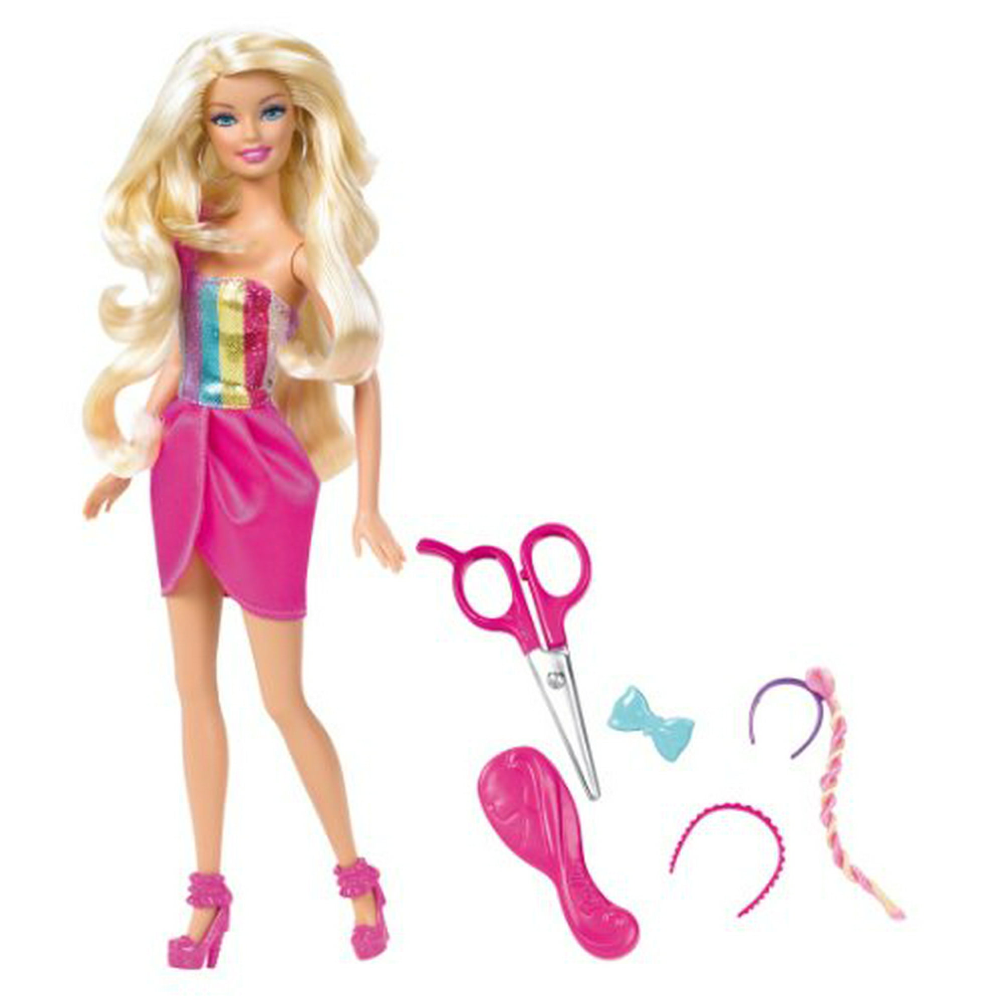 Barbie Hairtastic Cut And Style Blonde Doll Walmart Canada