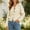 Beige, variant on Xdegoge Crop Cardigan for Women Long Sleeve Button Down Pointelle Hollow Out Lightweight Knit Sweater Casual Cozy Fall Outerwear
