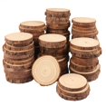 thumbnail image 1 of Rebanadas de Madera GNIEMCKIN 100 pcs de 7-10 cm Posavasos de Pino, 1 of 7
