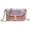 Red, variant on Hologram Snake  Leather  Bag Crossbody Bag with Chain