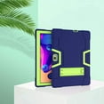 thumbnail image 5 of SOATUTO for HAOVM S30 / for Vankyo s30 Tablet Case Heavy Duty Armor Shockproof Rugged Hard Back Cover Built in Stand for HAOVM MediaPad S30 10.1 inch for Vankyo MatrixPad S30 10.1 Inch - Navy+Green, 5 of 5