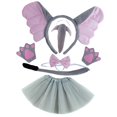 thumbnail image 4 of Conjunto de disfraz de de Pascua, pajarita para la nariz, cola, tocados para fiestas temáticas de animales, accesorios para festivales,, 4 of 9