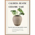 thumbnail image 5 of Serene Spaces Living Caldera Rustic Ceramic Vase, 11" Diameter & 11" Tall, 5 of 6