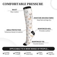 thumbnail image 2 of Rateoe Funny Chicken Compression Socks for Women and Men 20-30mmHg-Circulation Support Socks Knee High Nurse Pregnant Running Medical and Travel Athletic, 2 of 7