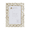 Earth, variant on Handicrafts Home Halo Gondola Blue & White Resin Inlay Picture Frame, 5x7, Brass Border, Wall or Tabletop Display
