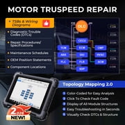 Truck Scanner Autel MaxiSys MS909CV, 3000+ Test, 64 Service, OE-Level J2534 Pr0gramming, Topology 2.0