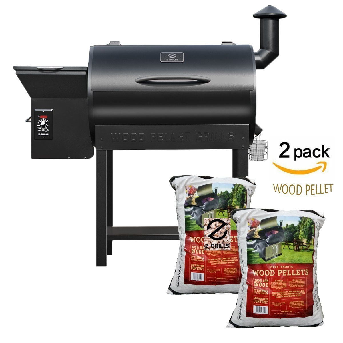 Z GRILLS Pellet Grill and Smoker BBQ with Digital Controls,684 Sq
